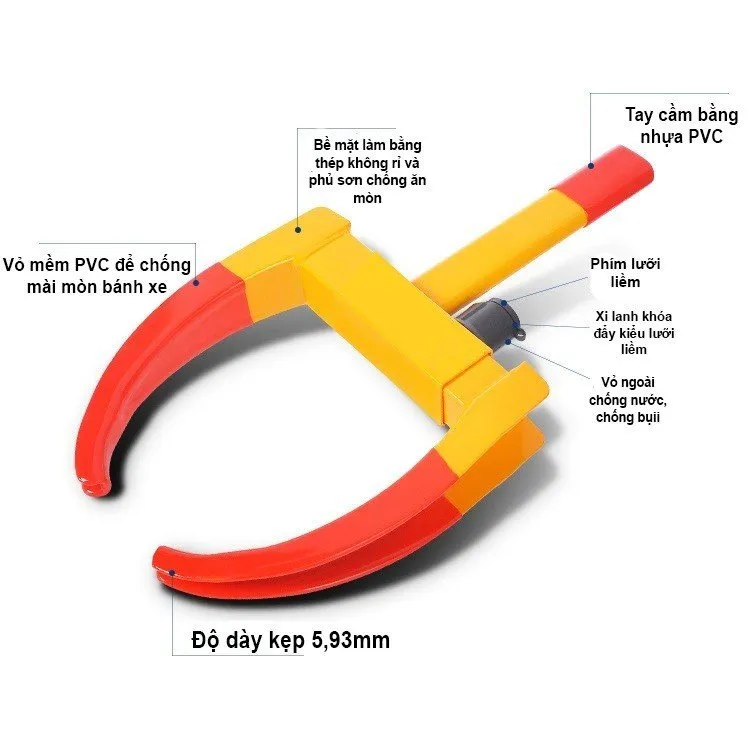 Cách lắp khóa lốp xe ô tô đúng kỹ thuật
