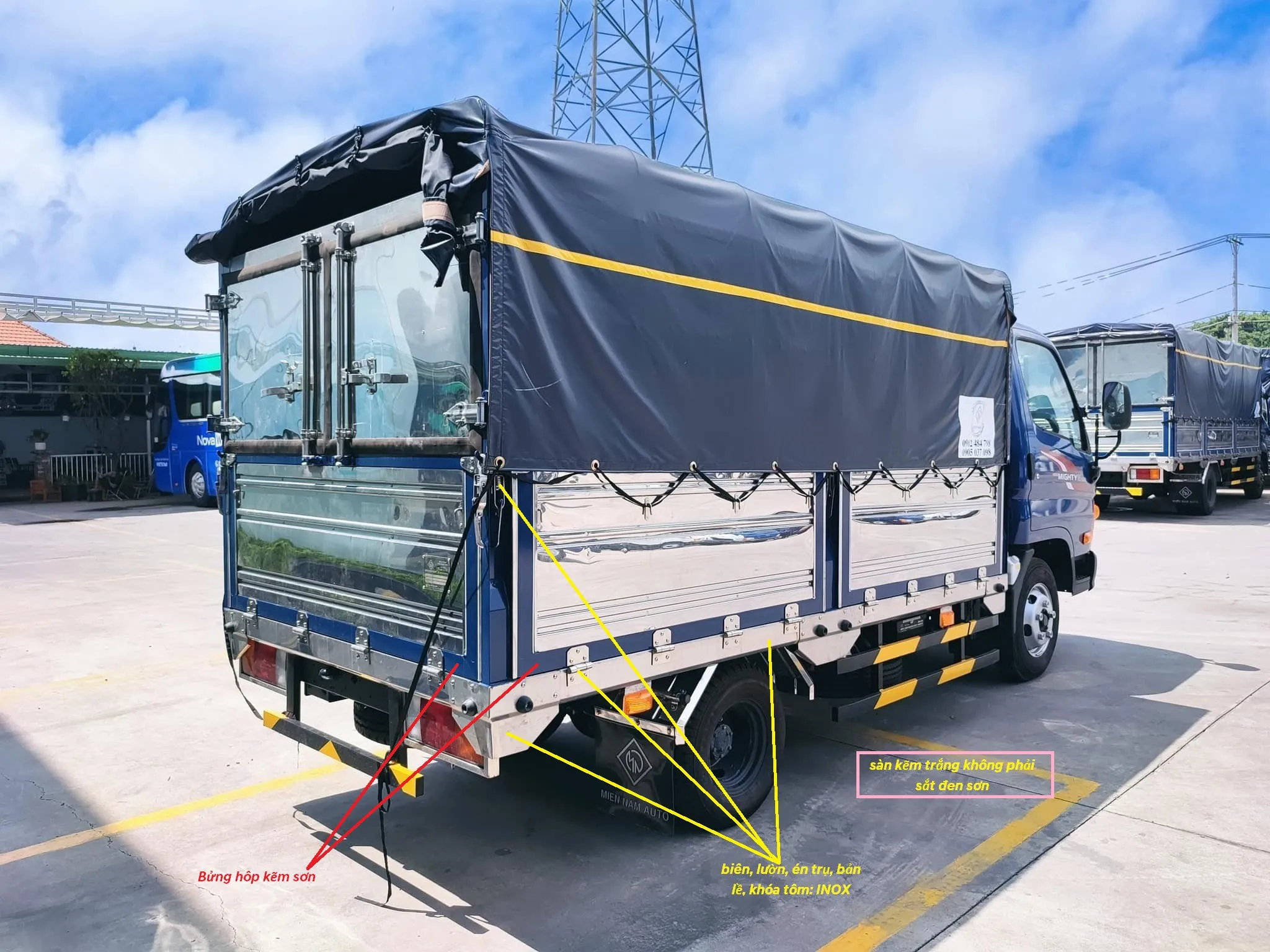 Xe Hyundai H150 thùng mui bạt đa năng cho mọi nhu cầu vận tải