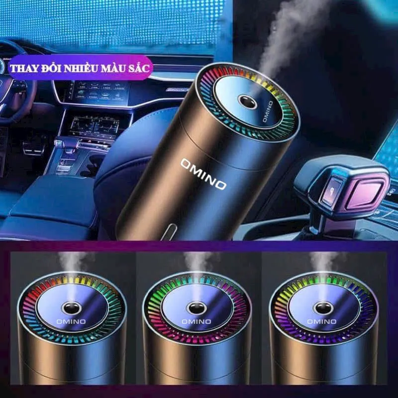 Cấu tạo Máy khuếch tán tinh dầu ô tô OMINO và các chế độ phun sương