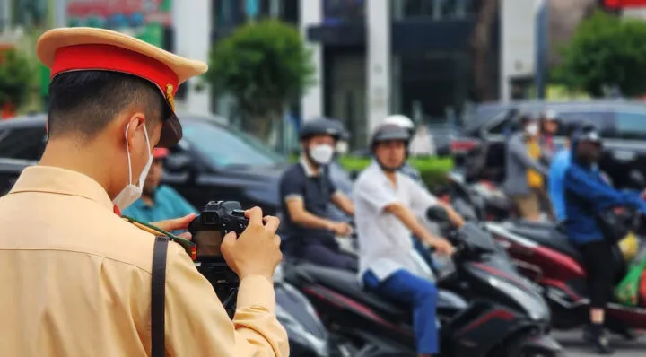 Danh sách xe ô tô bị phạt nguội tại ngã tư Hà Nội