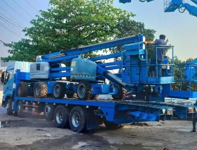 Đội xe nâng người tại Bình Dương trực chiến dự án