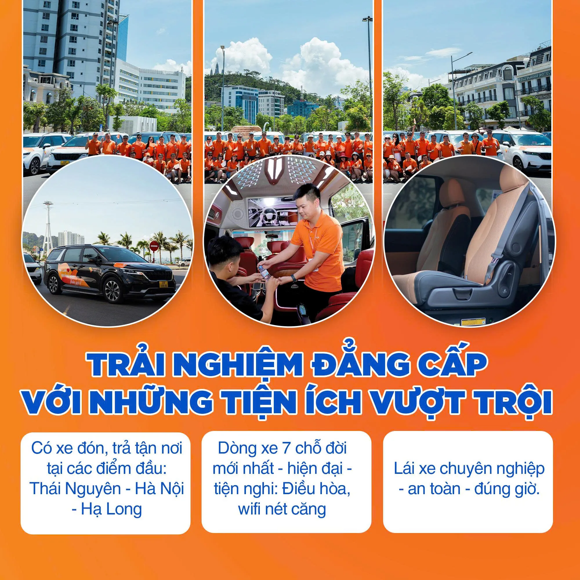 Nội thất xe limousine Kia Carnival